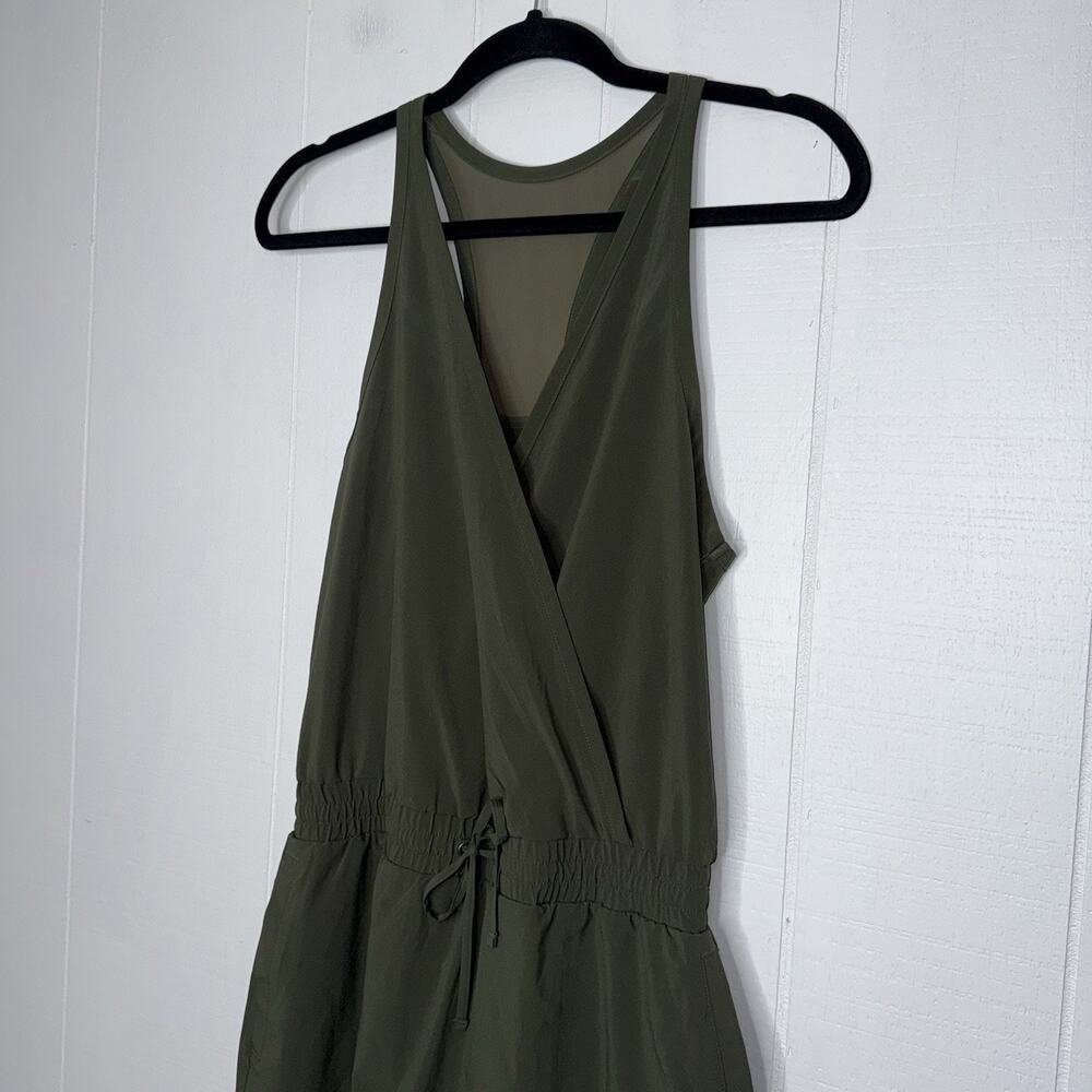 Athleta Women’s Take A Hike Romper Dress Green Outdoors Size 0 - Picture 3 of 6